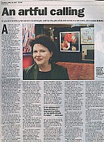 news article about Annette Larkin Fine Art